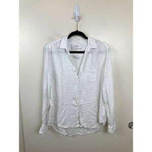 Frank & Eileen White Casual Button Down Shirt